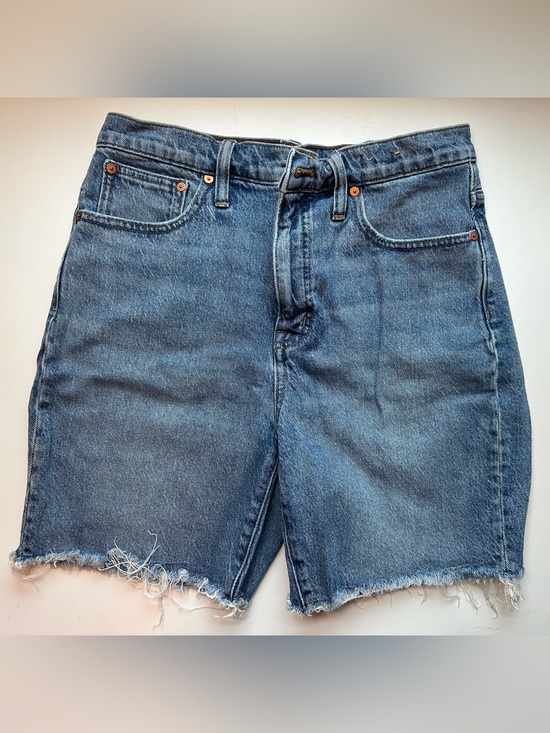 Madewell Pants - Madewell Mid-Blue Denim Cutoff Shorts